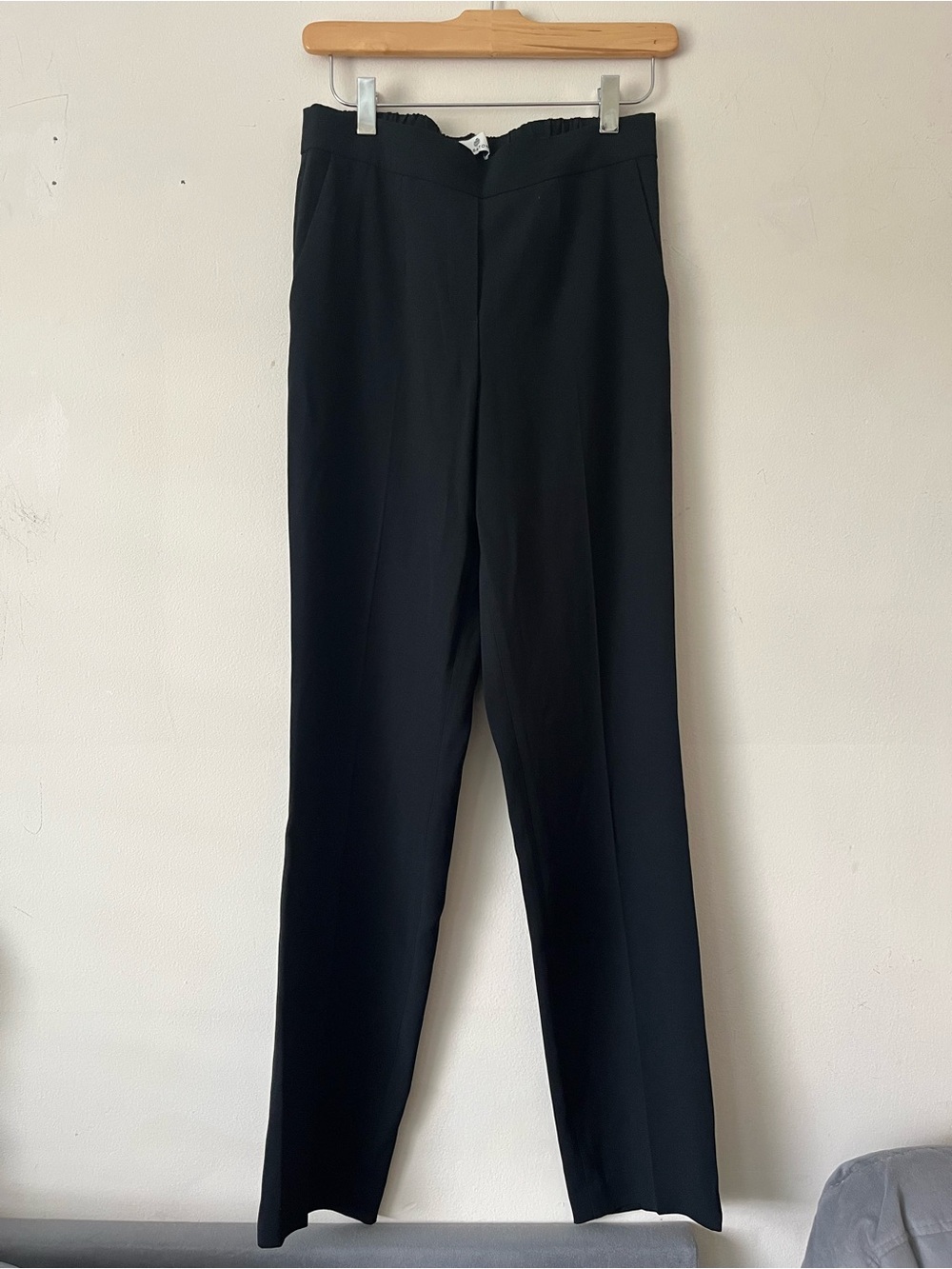 Babaton Conan Tall Long Black Dress Pants - Classic Straight Fit